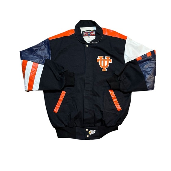 🧡Jeff Hamilton Tennessee Volunteers Varsity Jacket XL🖤Vintage 90s UT - Picture 3 of 14
